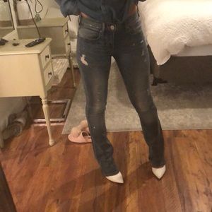 Express Barely Boot Jeans